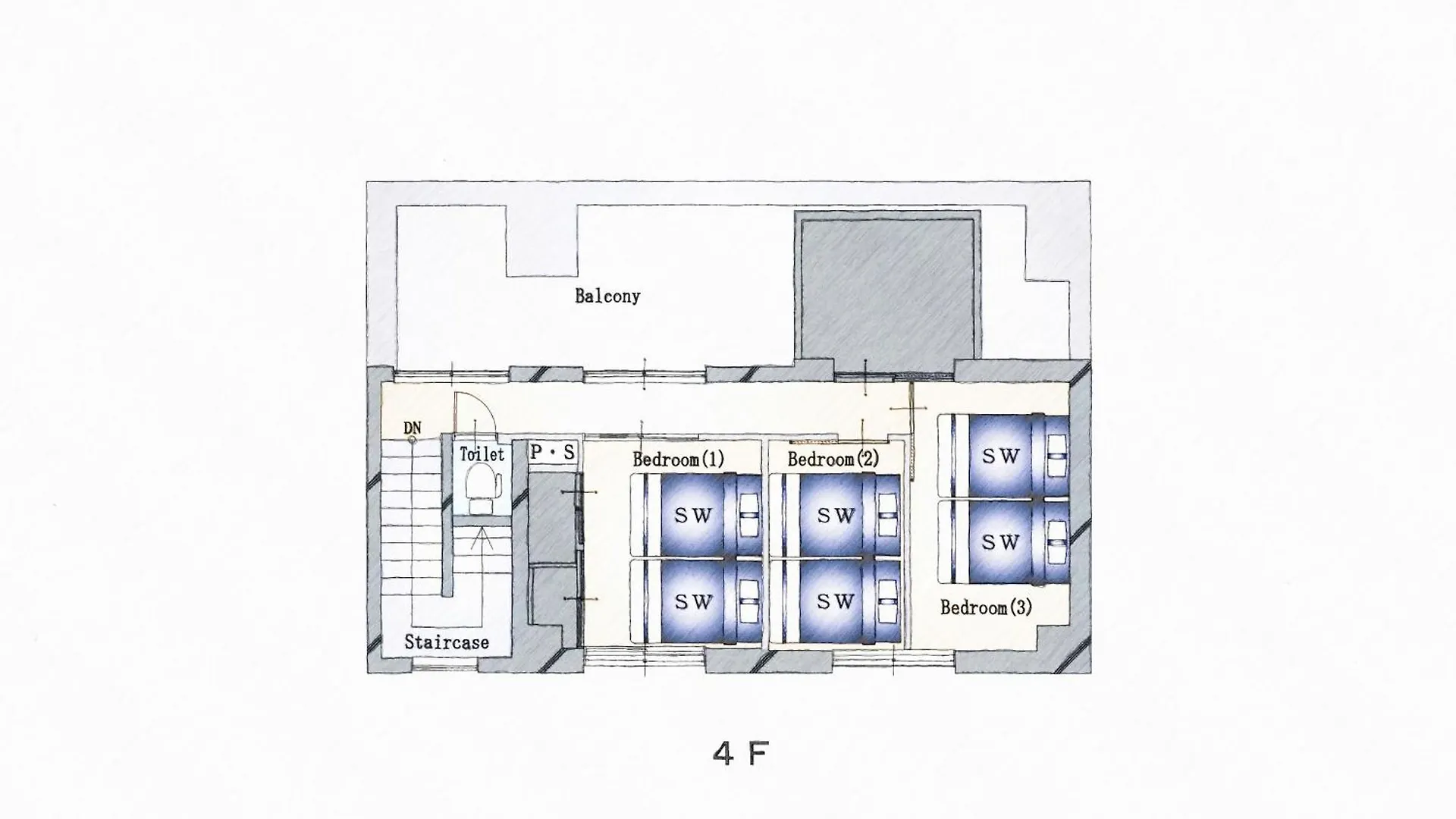 טוקיו Premier Suite Shinjuku West 3F 4F יפן